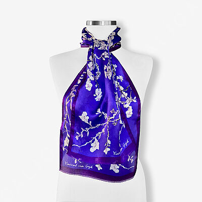 'Almond Purple 130' İpek Fular - 5